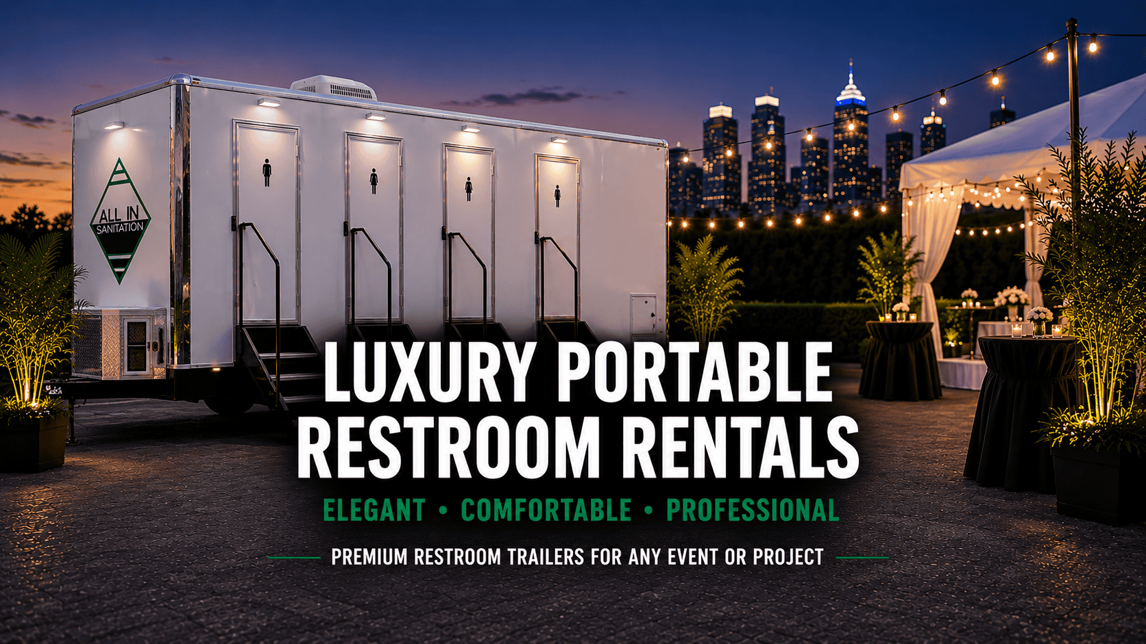 Portable Luxury Restroom rentals
